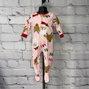 Carter’s fleece sleeper 12m